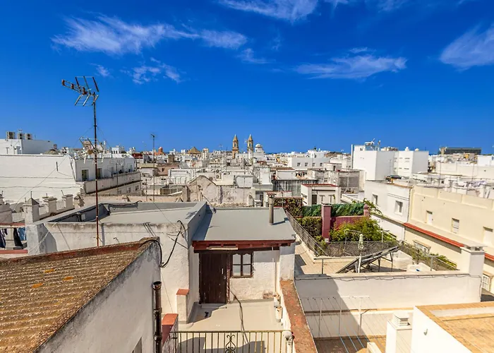 Cadizz - Atico Del Buho Surenyo - Terraza 100m2 Privada * Cadix