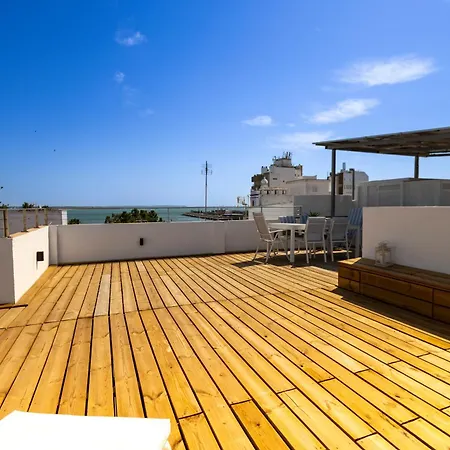 Apartment Cadizz - Atico Del Buho Surenyo - Terraza 100m2 Privada *