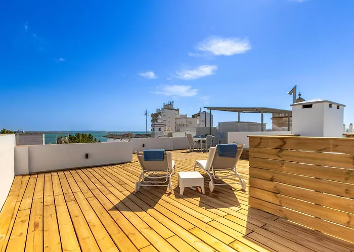 Cadizz - Atico Del Buho Surenyo - Terraza 100m2 Privada Апартаменты Кадис