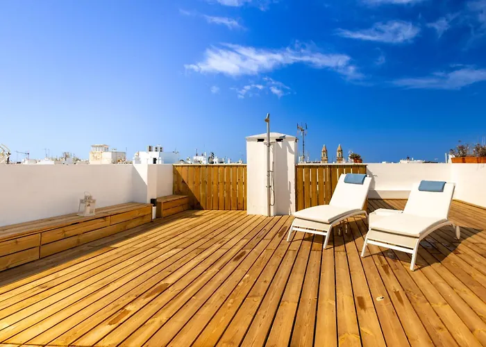 Cadizz - Atico Del Buho Surenyo - Terraza 100m2 Privada * Кадис