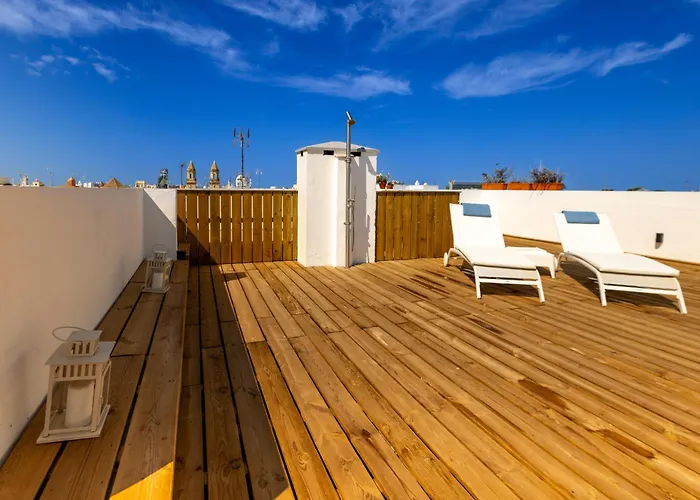 Cadizz - Atico Del Buho Surenyo - Terraza 100m2 Privada Апартаменты Кадис