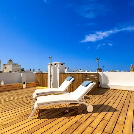 Cadizz - Atico Del Buho Surenyo - Terraza 100m2 Privada Cadiz