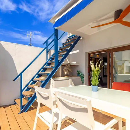 Cadizz - Atico Del Buho Surenyo - Terraza 100m2 Privada * Cadiz