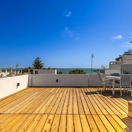 Daire Cadizz - Atico Del Buho Surenyo - Terraza 100m2 Privada